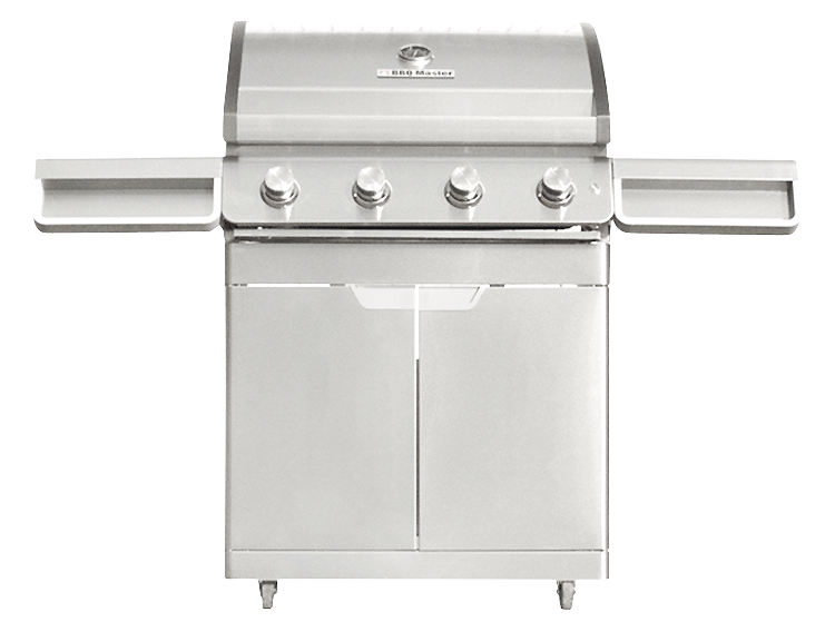 BBQ Master XL Plus - Edelstahl Gasgrill