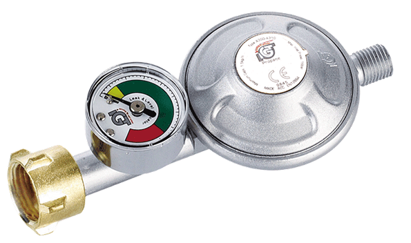 Manometer-Druckregler geschraubt CH 50mbar (neue Version ab 2021)