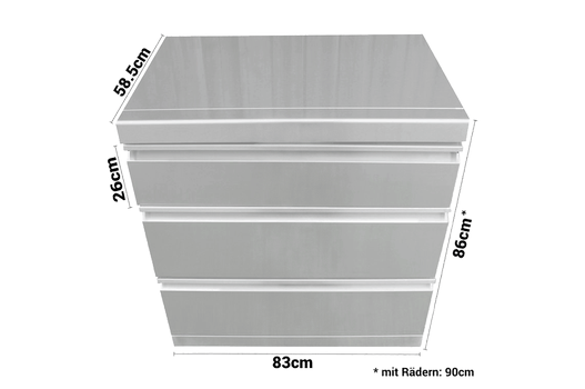 Outdoorkitchen Element Schubladen