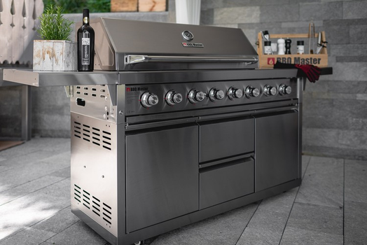 BBQ Master XXL Pro - Edelstahl Gasgrill