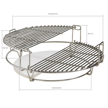Divide & Conquer System for Kamado XL Pro
