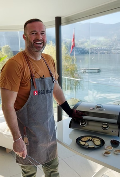 Grillschürze