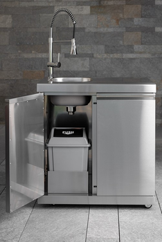 Outdoor - Outdoor kitchen XXL Plus (XXL Pro, drawer element, sink)