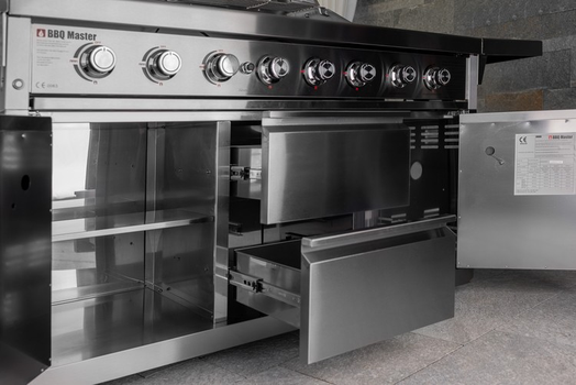 Outdoor - Outdoor kitchen XXL Plus (XXL Pro, drawer element, sink)