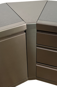 Outdoorkitchen Corner Unit 45° Black Edition