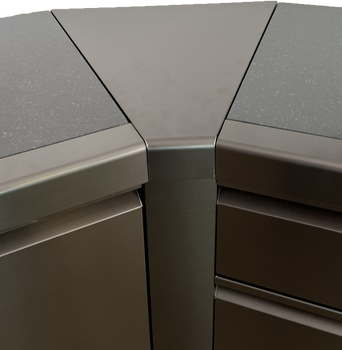 Outdoorkitchen Corner Unit 45° Black Edition