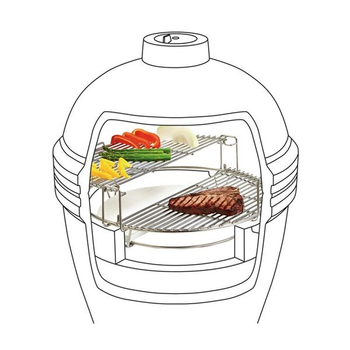 Geteiltes Multilevel Grillrostsystem XL (21