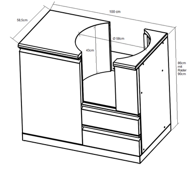 Outdoorkitchen Kamado Trolley Pro