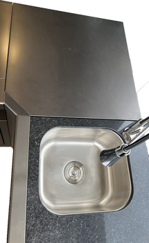 Outdoorkitchen Eckelement 90° Trolley Black Edition