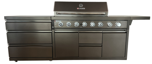 Outdoor - Aussenküche XXL Plus Black Edition (XXL Pro Black Edition, Schubladenen