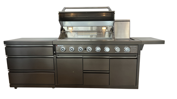 Outdoor - Aussenküche XXL Plus Black Edition (XXL Pro Black Edition, Schubladenen