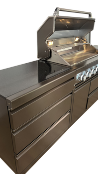 Outdoor - Aussenküche XXL Plus Black Edition (XXL Pro Black Edition, Schubladenen