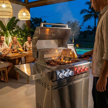 BBQ Master XL Max - Stainless steel gas grill