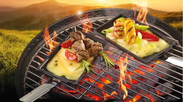Raclette Grillpfännchen mit Schaber