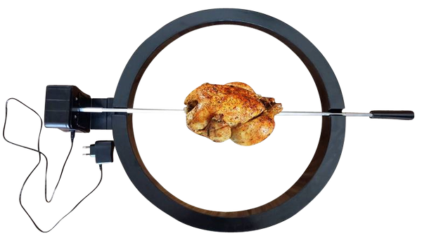 Rotary spit set for Kamado XL