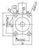 Wheel with brake to BBQ Master  L Pro / L Plus / XL Pro / XL Plus