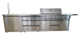 Outdoor - Outdoor kitchen XXL Plus (XXL Pro, drawer element, sink)