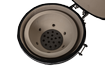 BBQ Master Kamado XS-N Plus Weiss