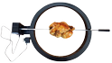 Rotary spit set for Kamado XL